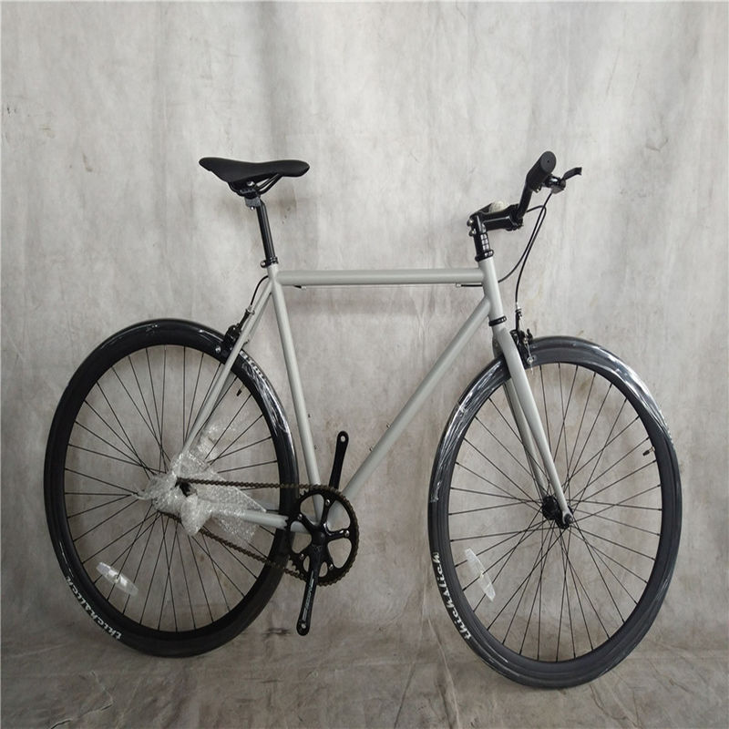160 kg Capacità di carico Grigio Colore classico Single Speed Fixie Fixed Gear Bike 1.6m Lunghezza