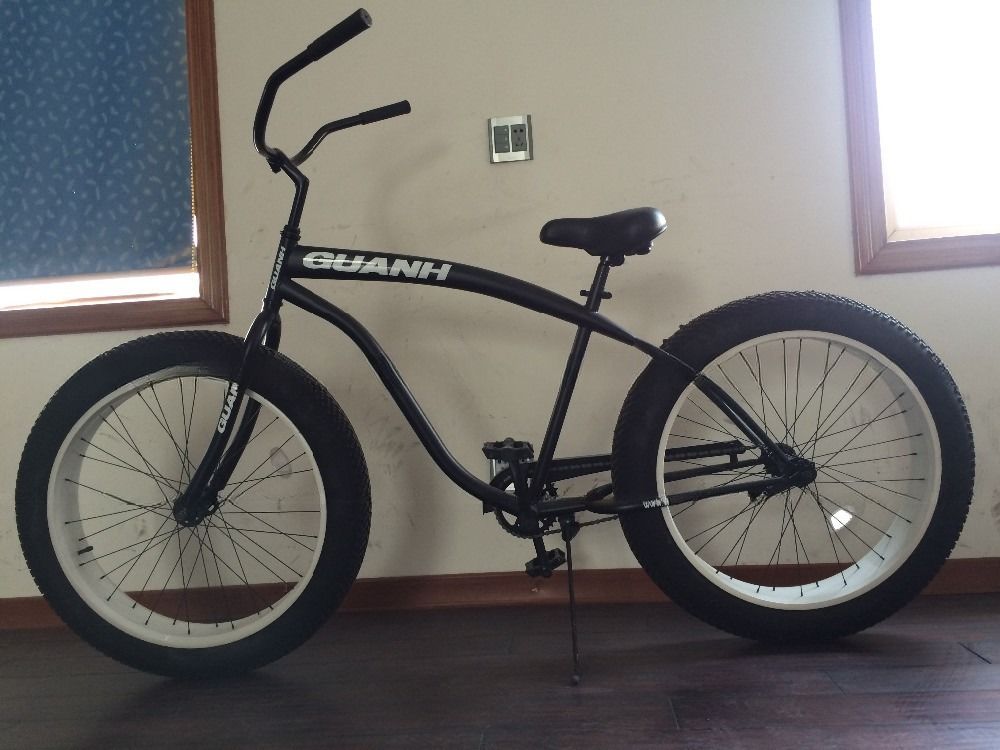 Beach Cruiser Style Fat Tire Bike con pneumatici 26*4.0 e materiale di forcella in acciaio