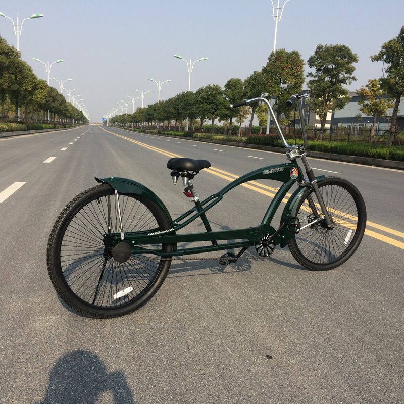 26&quot; Hi-Ten Steel Frame Adulto Beach Cruiser Elicottero Bici 17KG Peso lordo 3,0 pneumatici