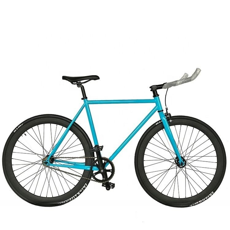 Bicicletta con telaio in acciaio Hi-Ten a velocità fissa per il mercato americano
