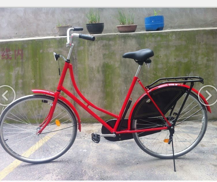 Aluminio Legatura V Freno Old Man City Bike Classic Vintage Design con telaio in acciaio