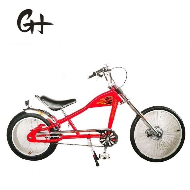 24&quot; V freno/disco freni 4.0 pneumatici single speed chopper bicicletta per il mercato americano