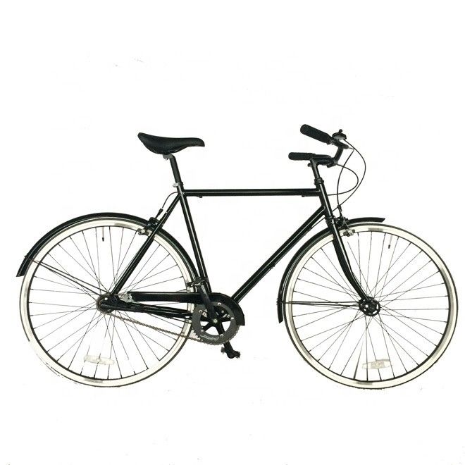 700C SHIMANO Inner 3 velocità Uomo olandese CE Cornice in acciaio per adulti City Vintage Bike Forchetta in acciaio