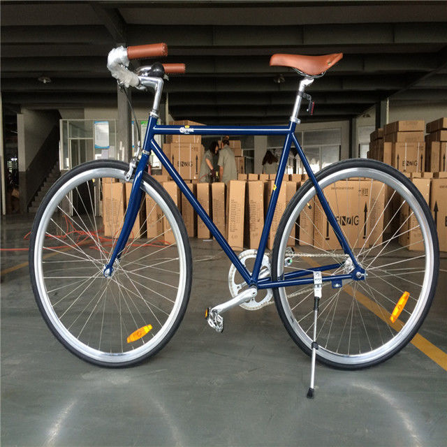 Lasco Adult Mens Single Speed Retro Bike Vintage 4130 City Bikes Ibridi Bicicromoli 700*25C