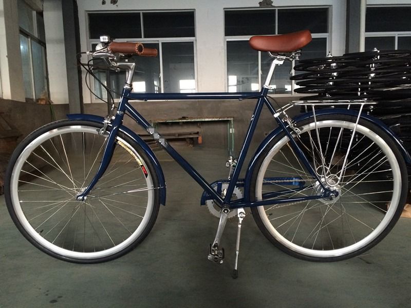 Fabbricazione in lega di alluminio Vintage City Road Bike con leva di freno Z-star e freno calibro