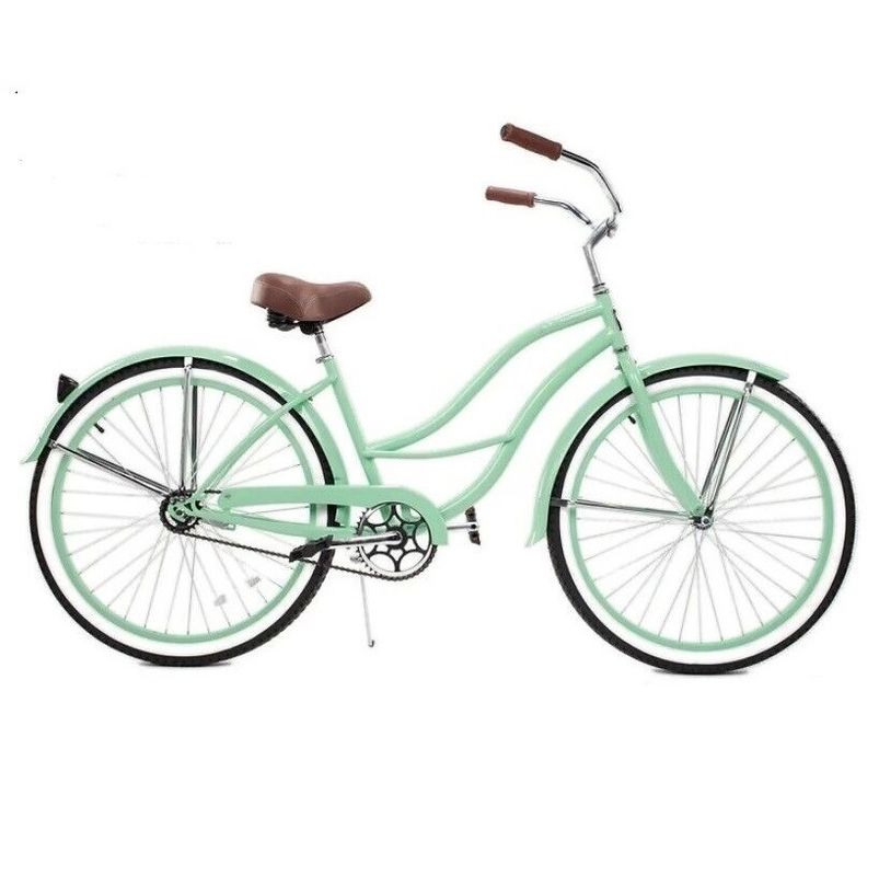 Cornice in acciaio da 26 pollici Cornice rigida 3 velocità Bici da spiaggia da crociera per adulti Uomini e donne