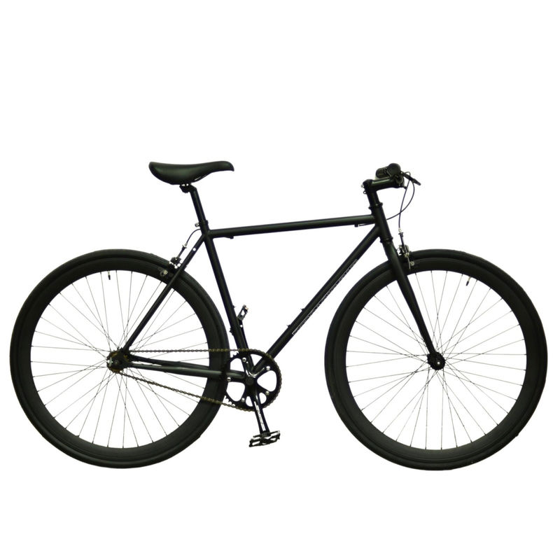 Quando Hub Nero Colore Personalizzare 700x28C Cornice in acciaio Vintage Fixie Bicicletta a marcia fissa