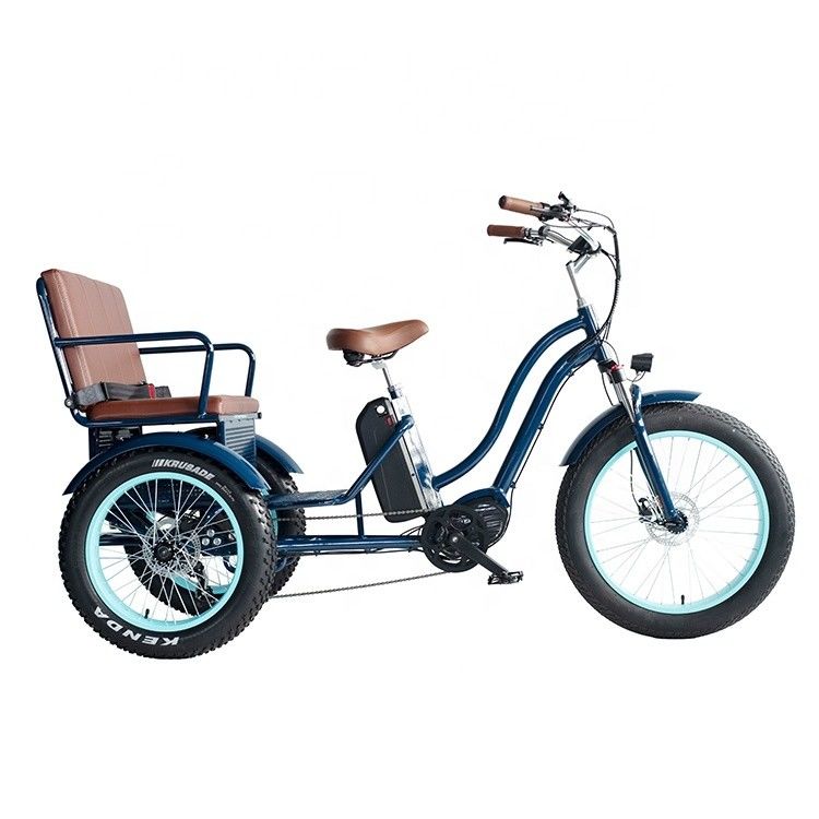 Riccio elettrico a motore a mozzo anteriore con batteria al litio da 17AH da 48V 750W e pneumatici Big Fat