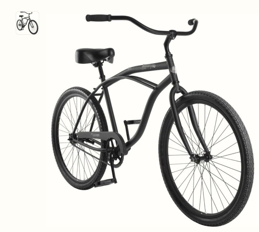 Freno a pedale 26&quot; 1 velocità noleggio uomo comfort single gear fitness bici da spiaggia