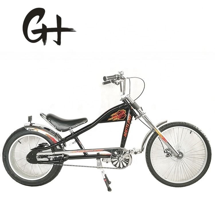 25.0 KG Peso lordo 24&quot;-20&quot; Single Speed OEM/ODM Chopper Bike per grandi adulti Made