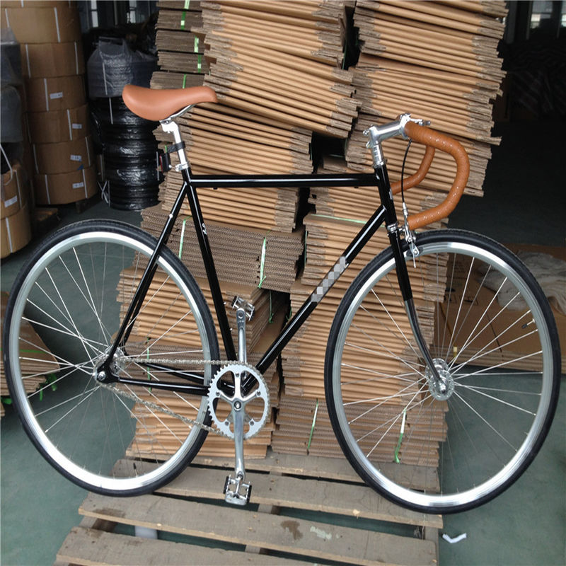 Vintage Fixed Gear Bike Bicicletta per adulti di corsa su strada 2023 Wellgo Pedal Lasco Crank Set