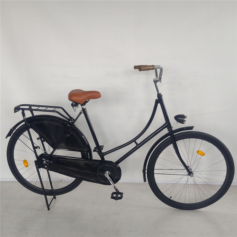 Single Speed 28 Inch Vintage Classic Black Lady Oma Holland City Cruiser Dutch Bike Bicicletta per donne