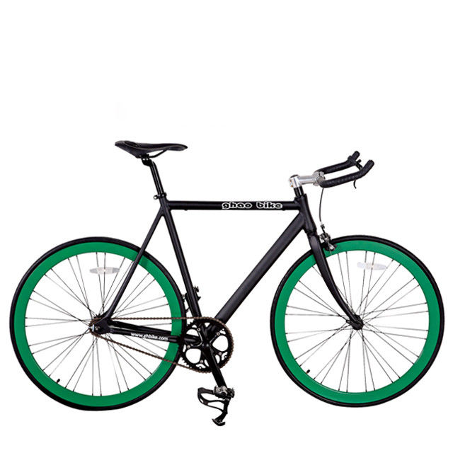 USA CE Track Fixie Bicycle 700C Frame in alluminio OEM Single Speed con tronco in lega di alluminio