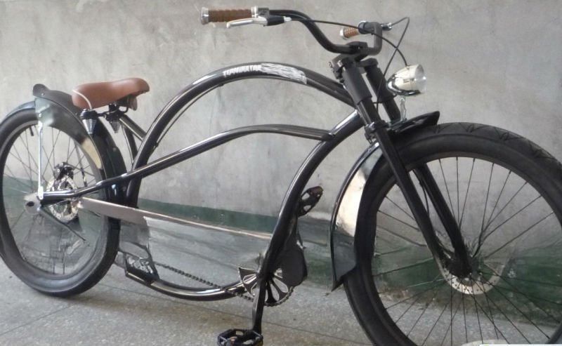 Cerchiera in lega di alluminio da 24 pollici per uomo e donna Moda Chopper Beach Cruiser Bike per prestazioni