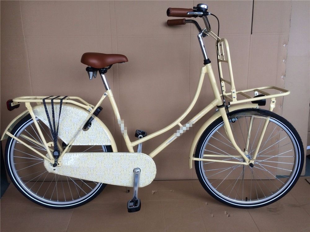 28&quot; Ruota Dimensione Forchetta in alluminio Tradizionale Vecchio Olanda Donne OMA Bicicleta Pesante Bicicleta