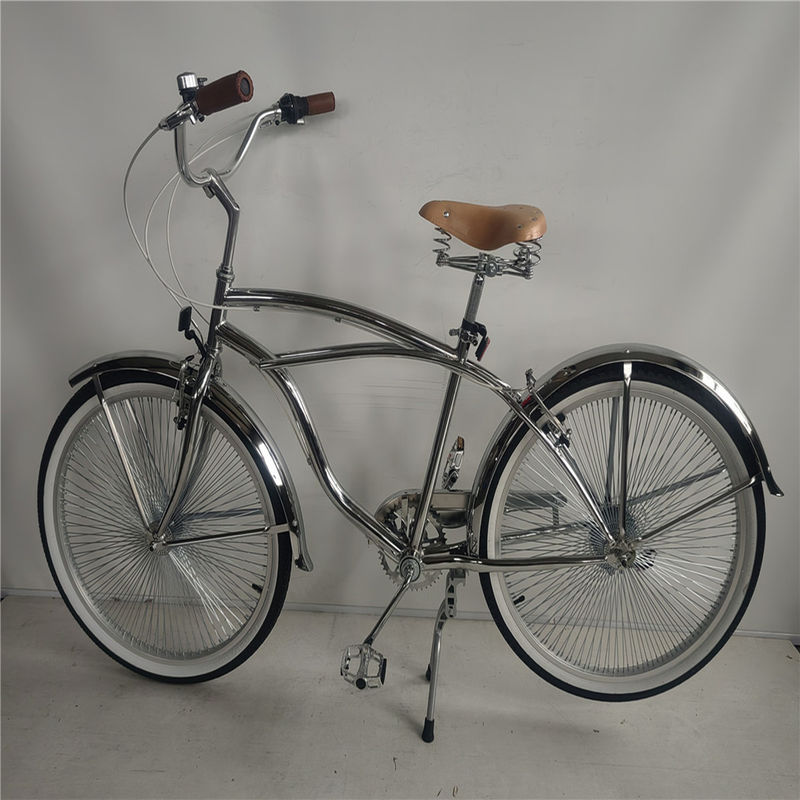 26 pollici di alluminio cornice maschile adulto Beach Cruiser Bike con 7 velocità Shimano Derailleur