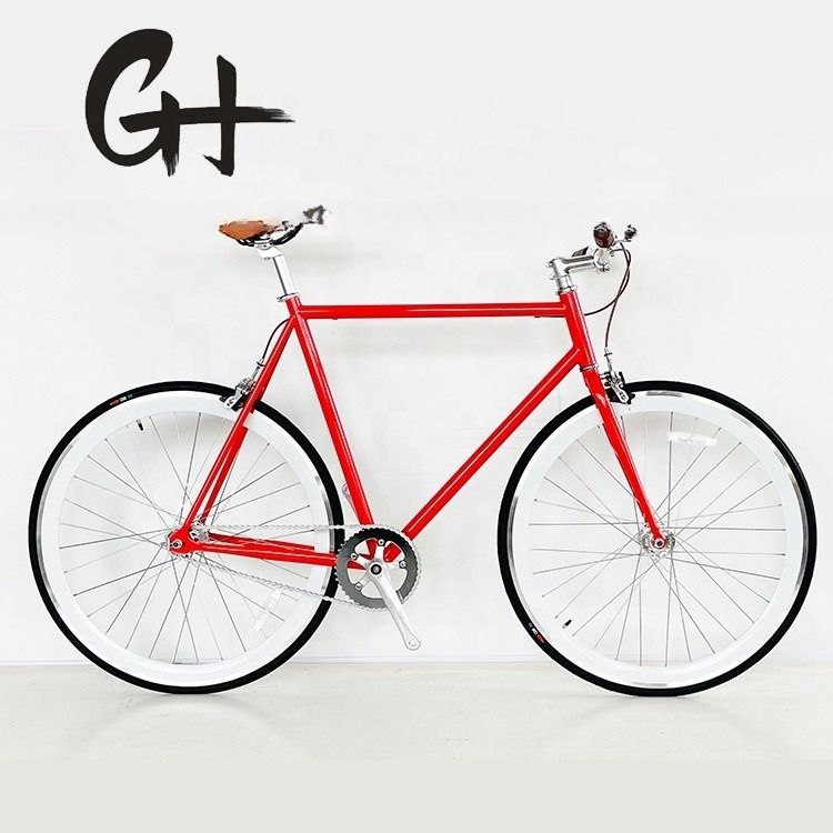 CE certificato 700C 4130 CR-MO Cornice in acciaio Bicicletta a marcia fissa con sistema di frenatura a calibro