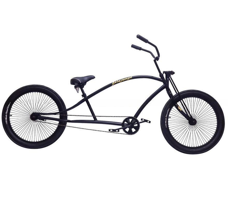Fork Materiale Acciaio 24' 'Uomini Popolare Long Frame Beach Cruiser Bike Chopper Bike Stretch Bike