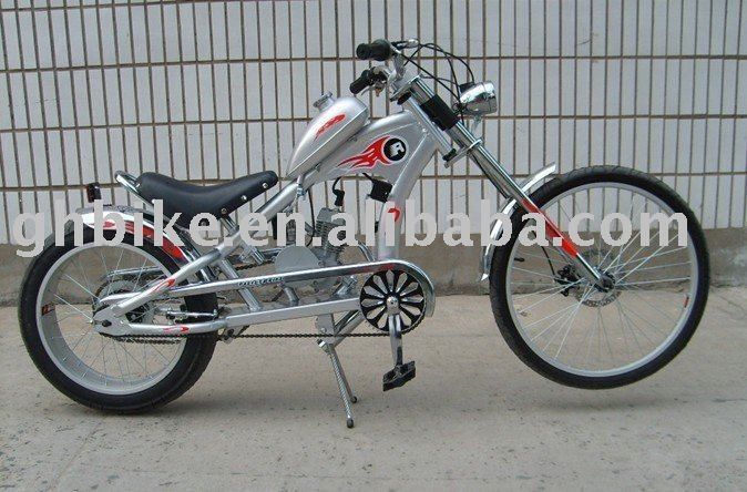 ROSH certificato 24 &quot;GAS Motor Chopper Bike e materiale di forcella in acciaio per prestazioni massime