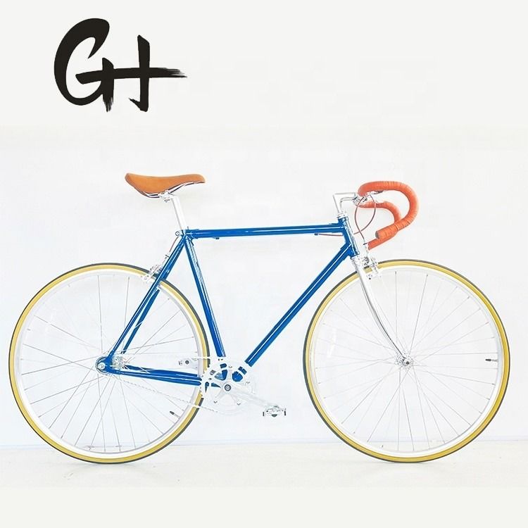 CR-MO STEEL 4130 Forcella a telaio a spina per bicicletta con cambio fisso di rotaia SRAM 2S interna d'epoca