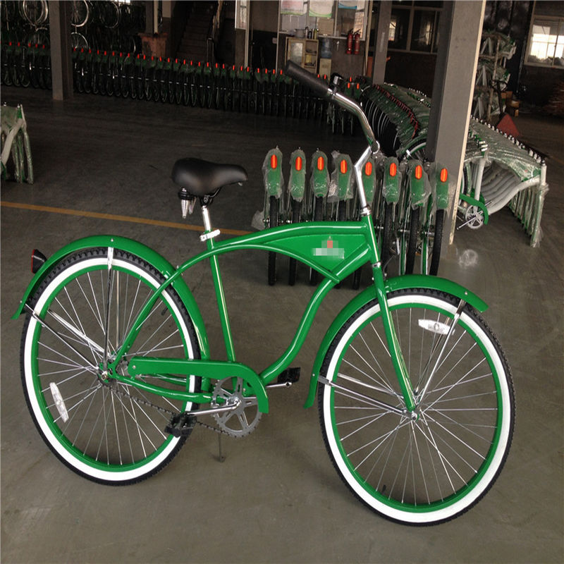 16kg pedali posteriori freno adulti uomini Beach Cruiser Bike con logo personalizzato e grande logo