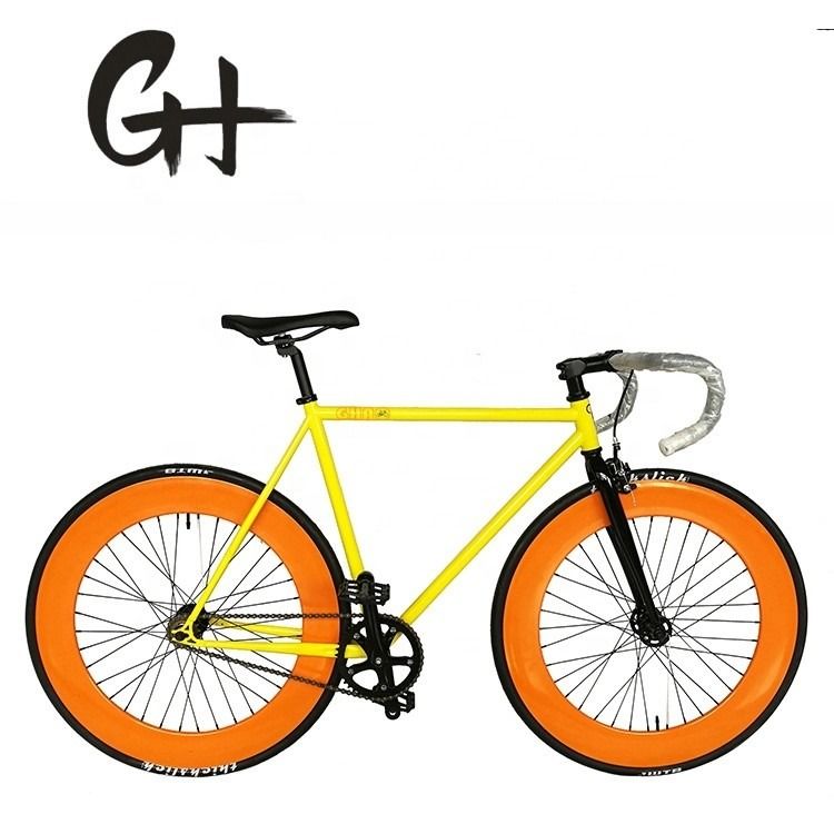 Approvata CE 700C 80MM Grande cerchio colorato single velocità Fixed Gear Bike con 1.6m Stem di lega