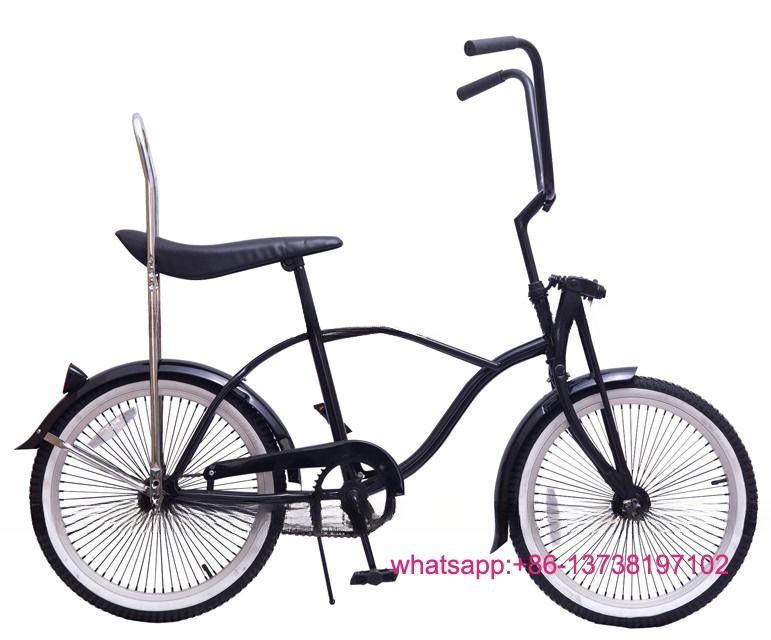 Forchetta in acciaio 20 pollici Adulto Nero Colore Bambini Sport Goods Bambini Beach Cruiser Lowrider Bike