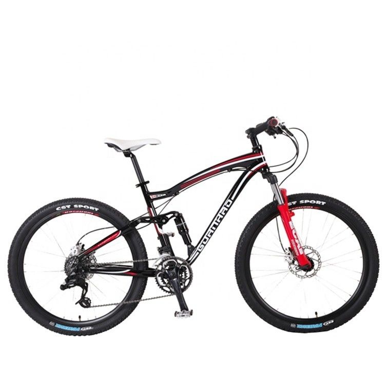 26&quot; OEM personalizzato USA CE Uomini adulti 24 velocità di alluminio Full Suspension Mountain Bike
