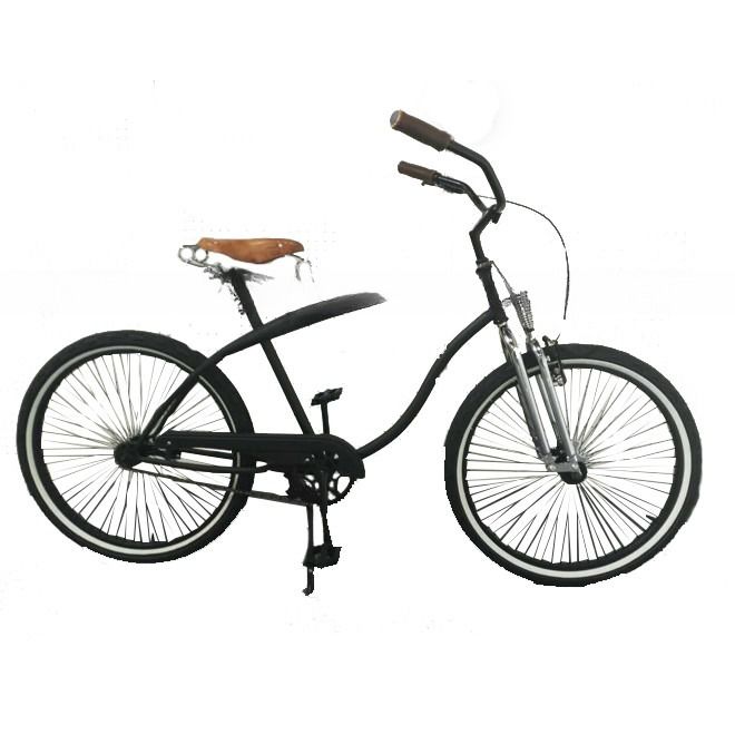 CE USA Hard Frame Non Rear Damper 26&quot; Single Speed Beach Cruiser per il rilassamento maschile