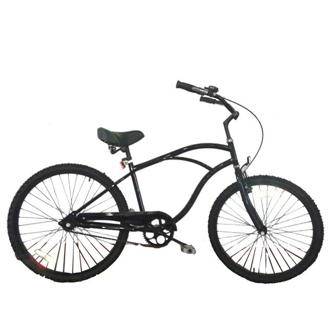 26&quot; uomo stile adulto Beach Cruiser Bike con monoposto monoposto freno e telaio rigido