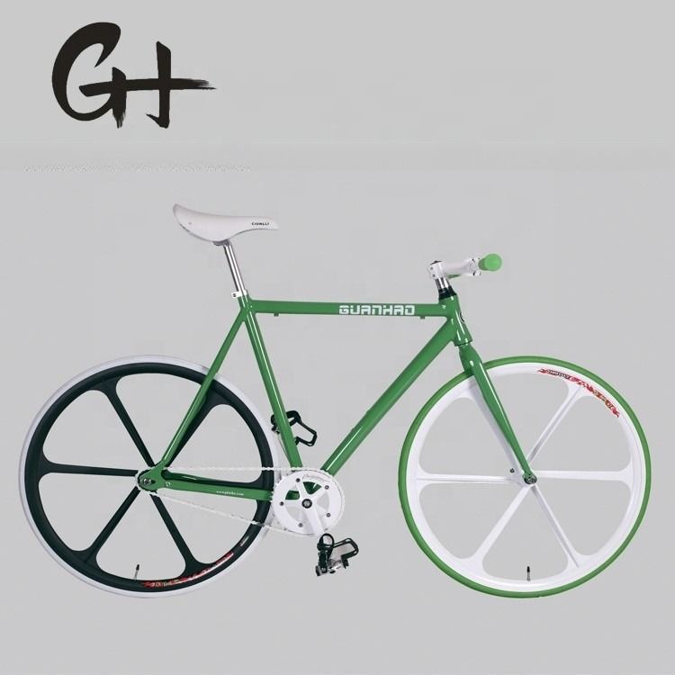 700C Teny Mag 5-Spoke Wheel Fixie Bike Fixed Gear Bike per uomini Capacità di carico 150KG End