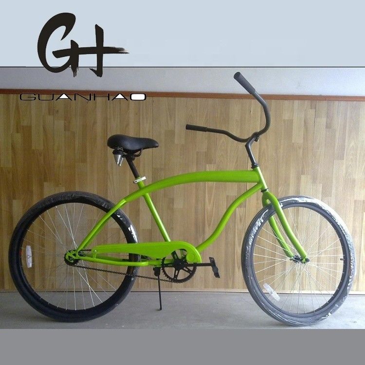 170 mm Crank Comodo sella 26 pollici single velocità Coaster freno Uomini Beach Cruiser Bike