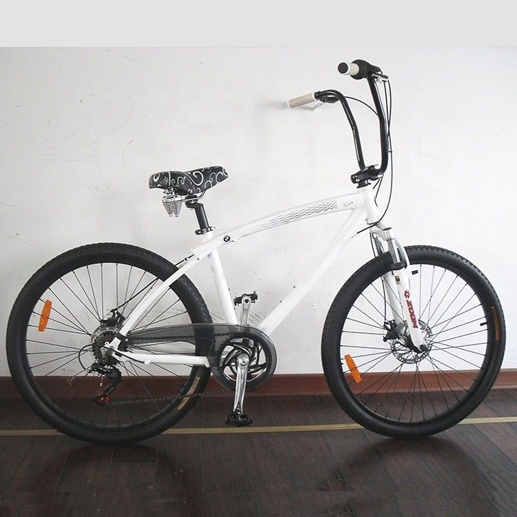 OEM Vernice a colori 26 pollici 3.0 pneumatici Cornice in alluminio Beach Cruiser Bicicleta 7 velocità Shimano