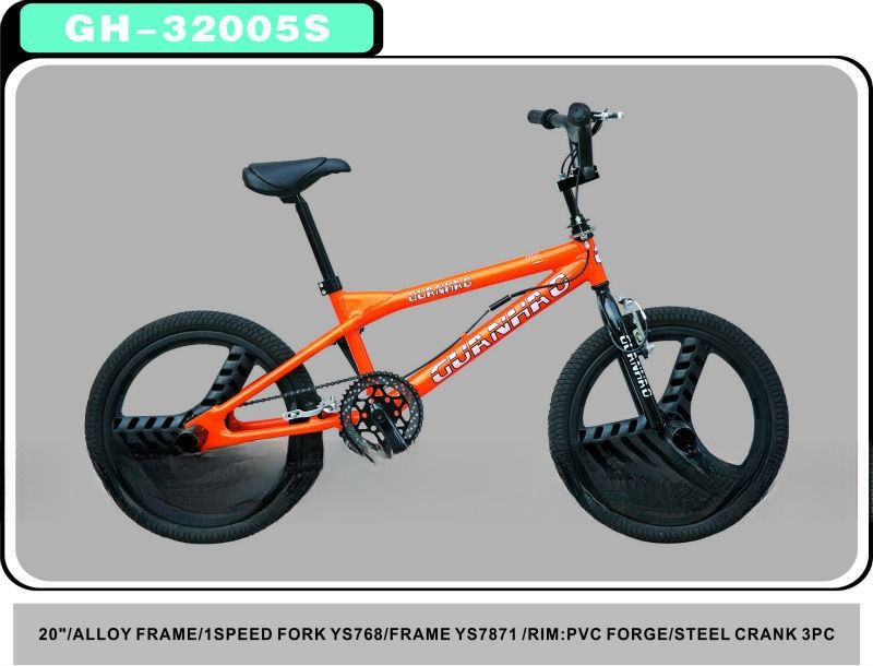 Leopard Grain Frame 20&quot; BMX Bicicletta a velocità singola per l'eccitazione di guida in stile libero