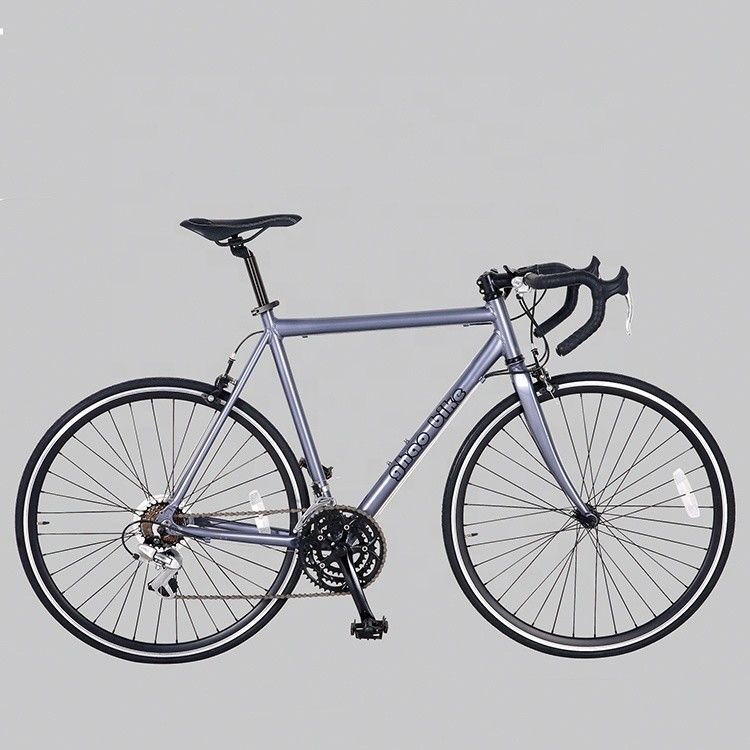 Fork Materiale Legatura di alluminio SHIMANO 700C Corsa Bicicletta telaio 18 Velocità Cerchiera di alluminio 14