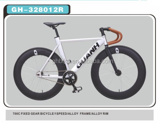 Bicicletta a marcia fissa in lega di alluminio 700C personalizzata con peso lucido di 13 kg e colore Pantone