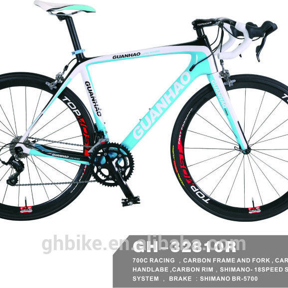 700C Road Bike Bicicletta da corsa Bicicletta con cerchiera in fibra di carbonio pieghevole NO pieghevole