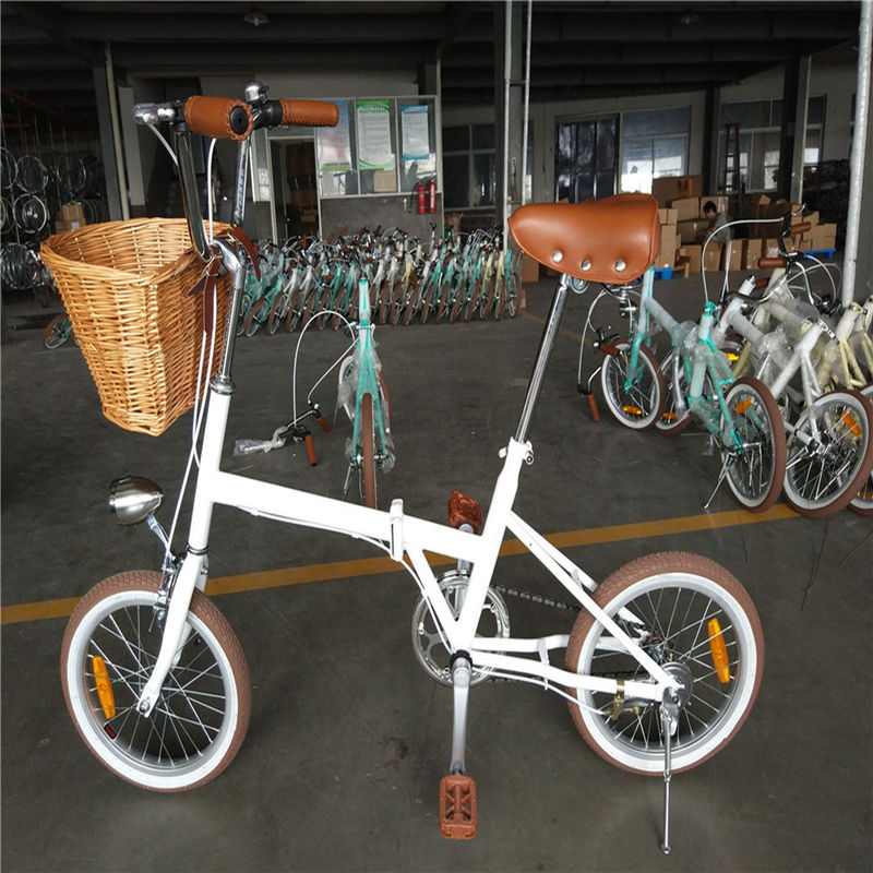16*1,75 Larghezza pneumatico Bicicleta pieghevole Per adulti Unisex stile vintage Ciclismo Bicicleta pieghevole