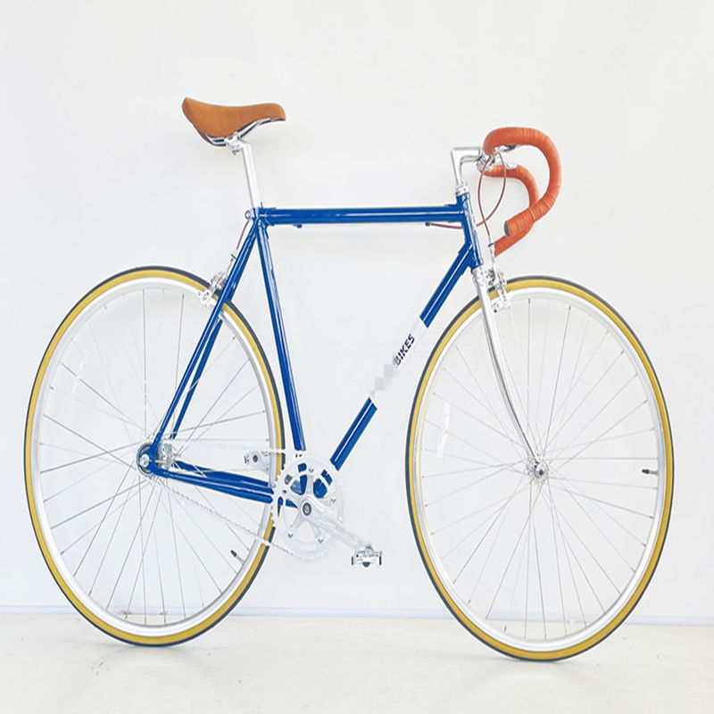 Ride in Style Vintage single speed da uomo con forcella in acciaio e pneumatici Kenda 700C