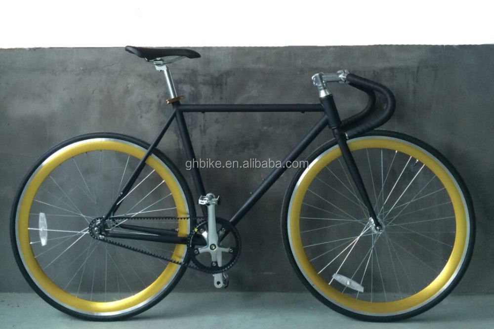 Alloy Pedal 2016 High End Men Style 700C Single Speed Belt Drive Road Bike/Fixie Bike in qualsiasi colore