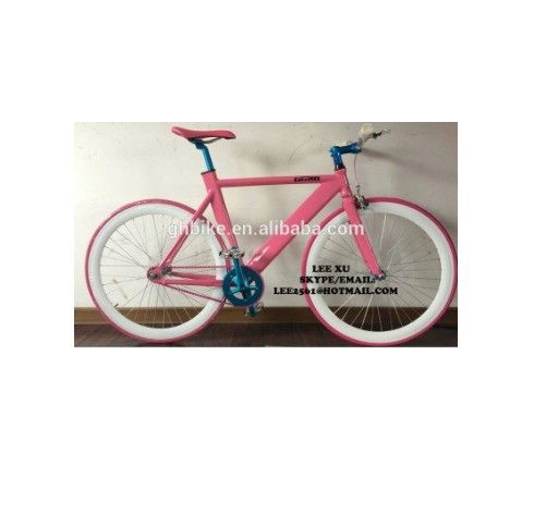 Lightweight Aluminum Fixed Gear Bike 2020 Pink 700C per una guida facile e divertente