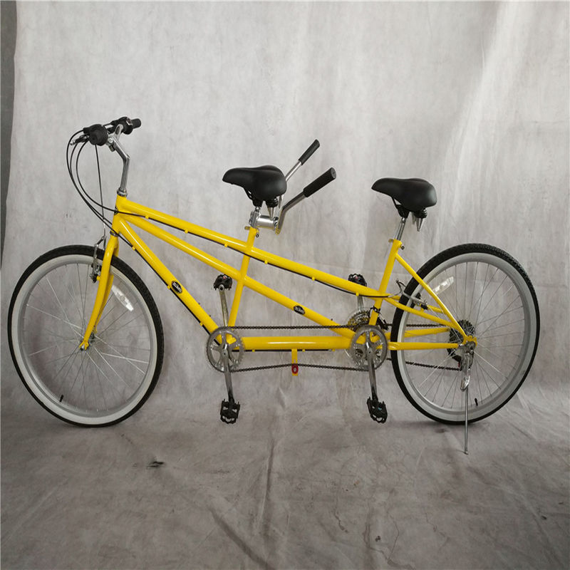 Bicicletta Tandem a telaio rigido da 26 pollici da turismo e di svago per adulti da crociera bicicletta a due posti