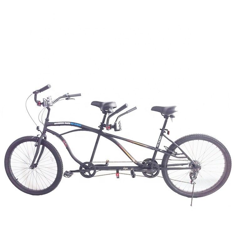 Cornice in acciaio certificata CE 26 &quot;Shimano 7 velocità Beach Cruiser Tandem Bike per Due Cavalieri