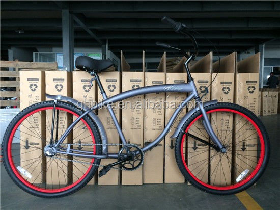 City Bike Gloss Peso 19kg Steel Fork Beach Cruiser Bike per la guida urbana