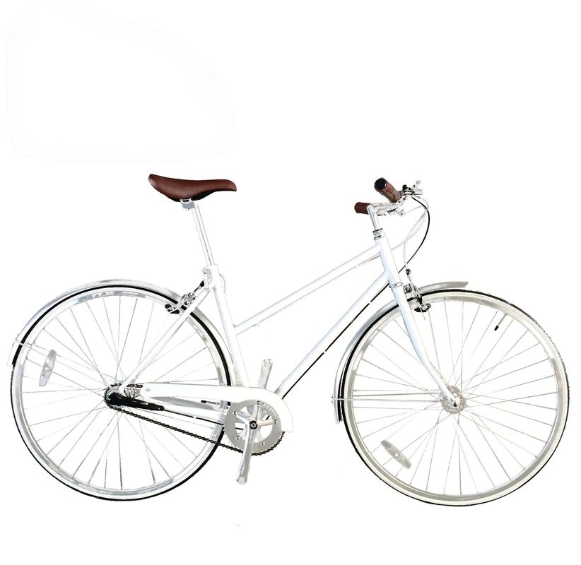 Vintage CR-MO Steel 4130 Lady Women Girl Inner 3 velocità City Bike per il mercato europeo