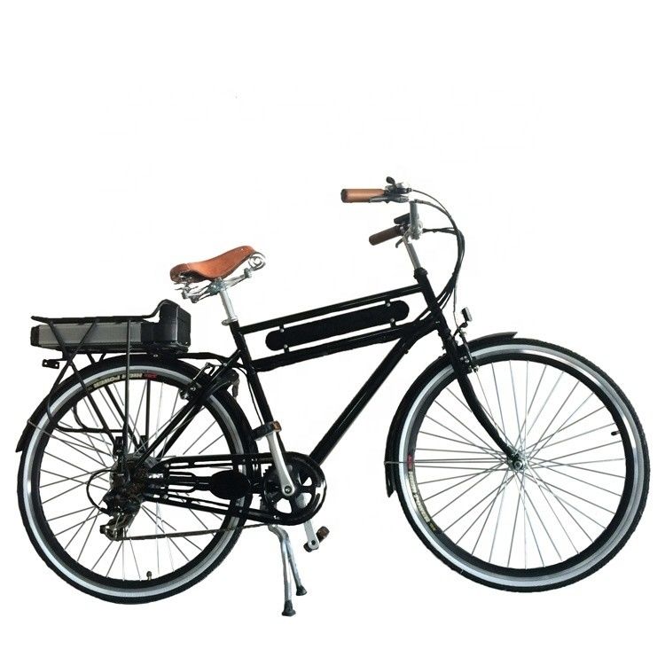 36V 10Ah 250W 700C Cornice in acciaio UL2849 Cargo Elettrodomestici pesanti maschi adulti olandesi City Ebike