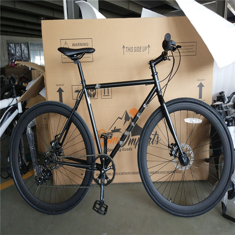 13kg 28&quot; Dimensione ruota Cornice bicicletta Chromoly 4130 City Cruiser Uomini Bicicletta 7 velocità Urban Cycle Ibrido 700c Bicicletta