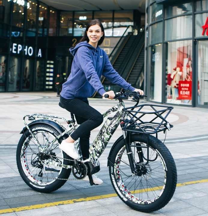 48V Fat Tire Electric Bike con Bafang 1000W Central Motor e Kenda 26*4.0 Ruote