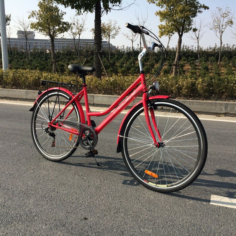 Strada 28 pollici Ofo 7 velocità retro signore donne ragazza CE stile olandese Bianca City Bike