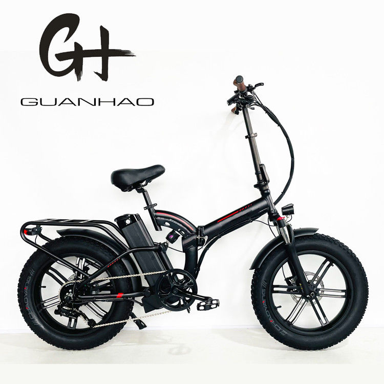E-bike pieghevole a gomma grassa con batteria al litio da 21A e motore da 750W